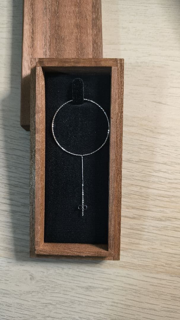 himie weeksdays 輪なげピアス（PT ／シングル） 新品