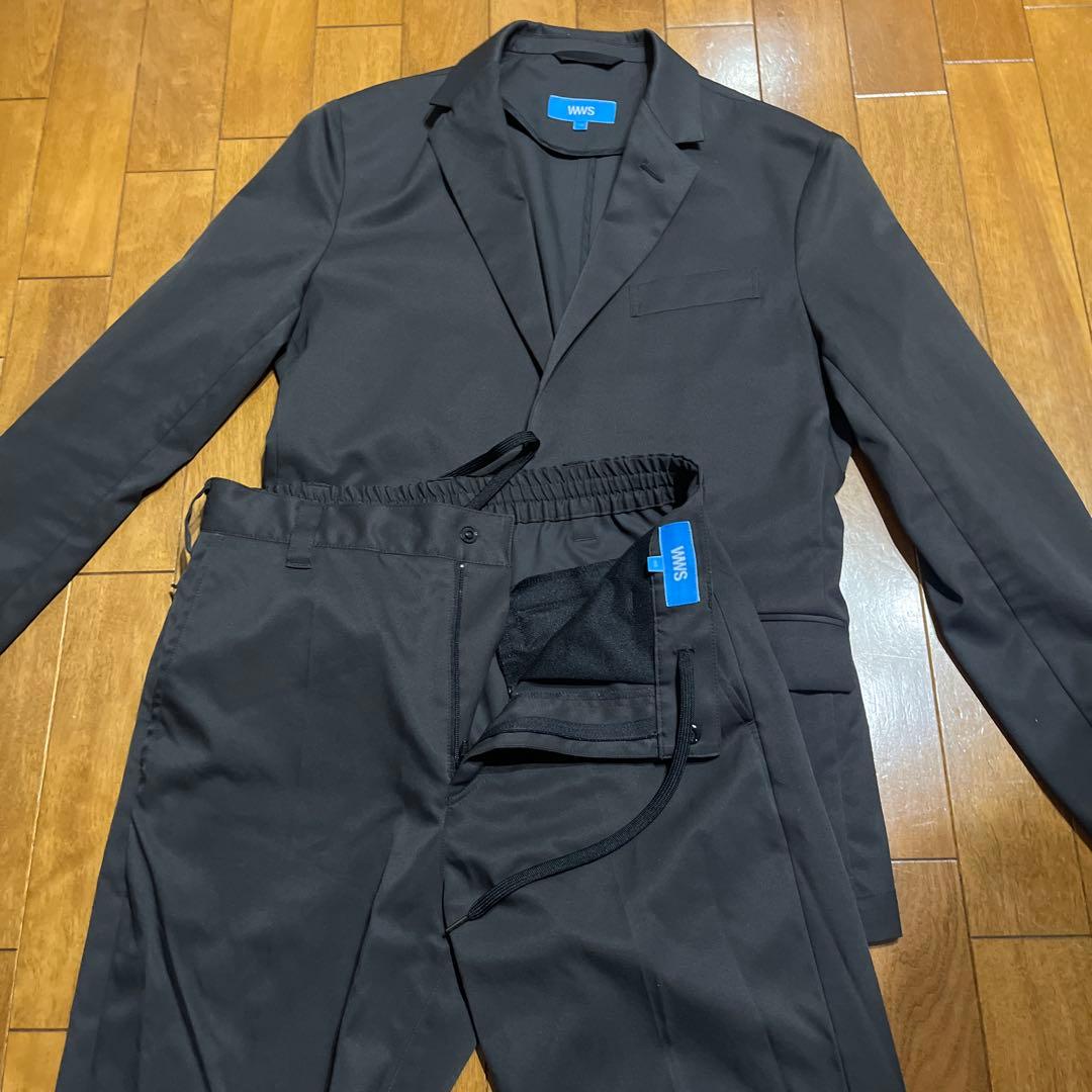WWS ダークグレー ビジネススーツ 上下
