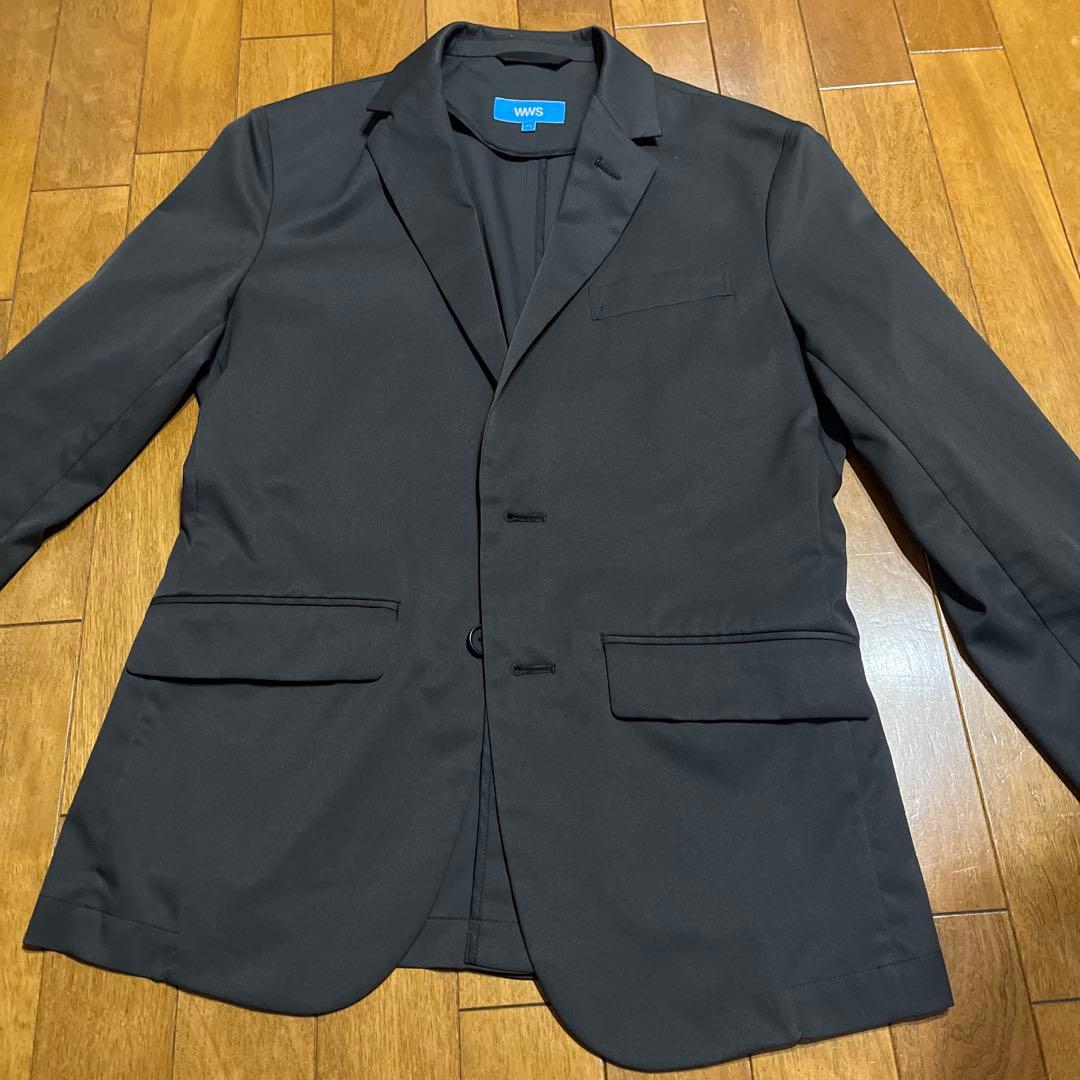 WWS ダークグレー ビジネススーツ 上下