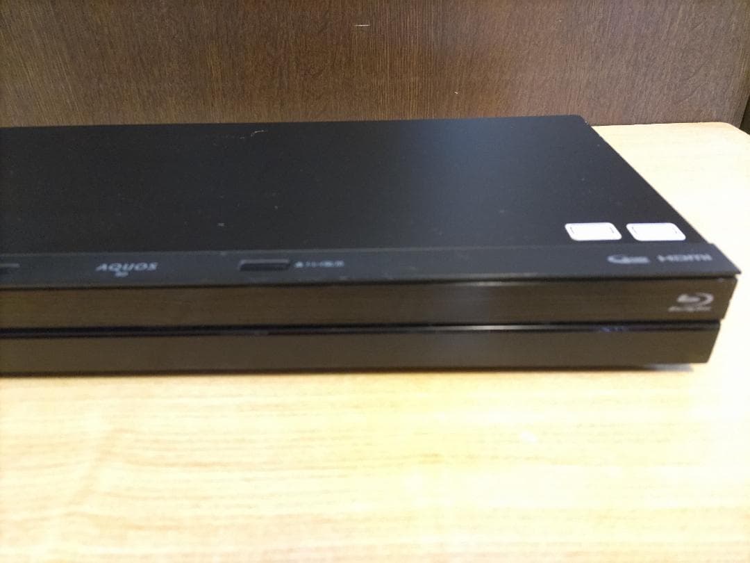 【訳あり】2B-C05BW1 SHARP BDレコーダー B-CASカード付