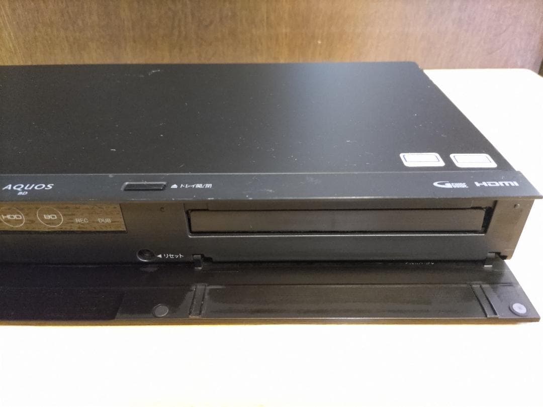 【訳あり】2B-C05BW1 SHARP BDレコーダー B-CASカード付