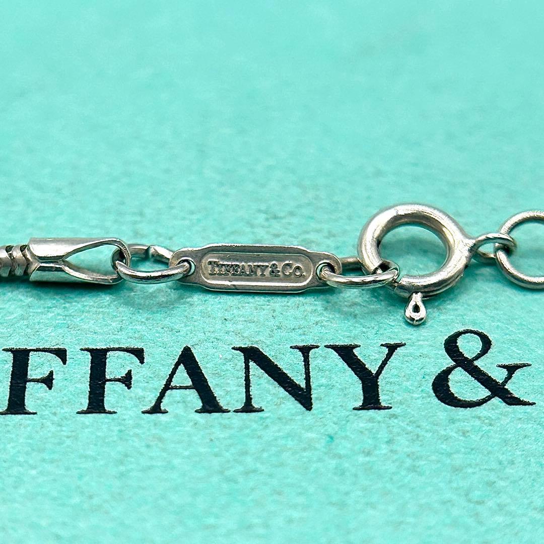 美品　ティファニー　スネークチェーン　ネックレス　シルバー　925 約46cm