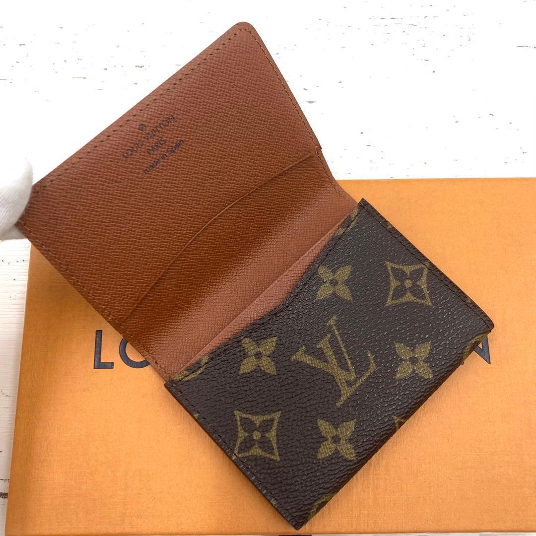 【みぃみ】ルイヴィトン アンヴェロップ カルトドゥヴィジット モノグラム
