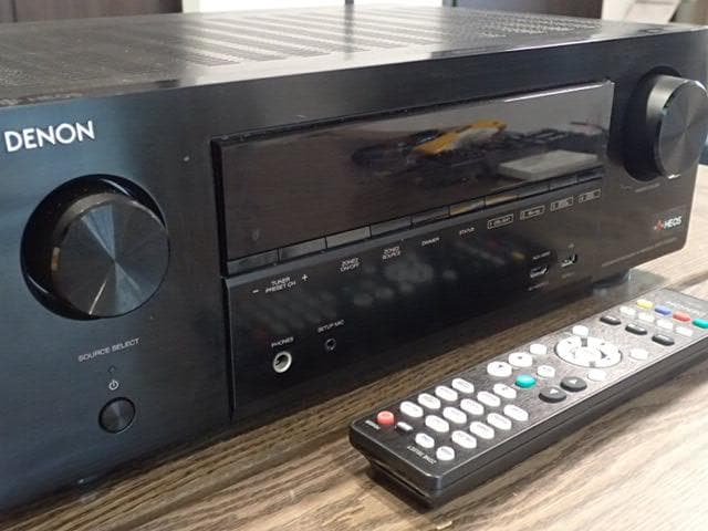 DENON AVアンプ AVR-X1500H 新品リモコン　HEOS対応　美品