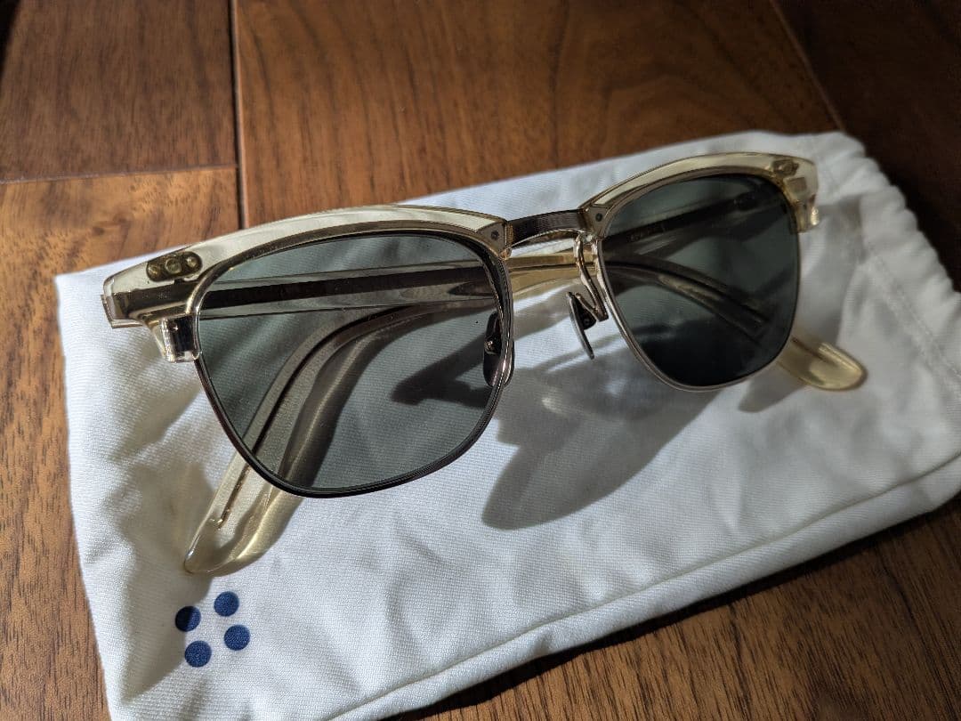 【正規・美品】YELLOWS PLUS 跳ね上げサングラス JOHN C445