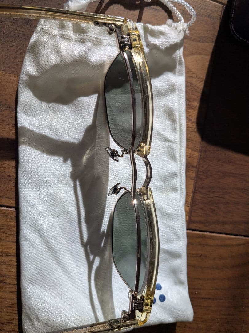 【正規・美品】YELLOWS PLUS 跳ね上げサングラス JOHN C445