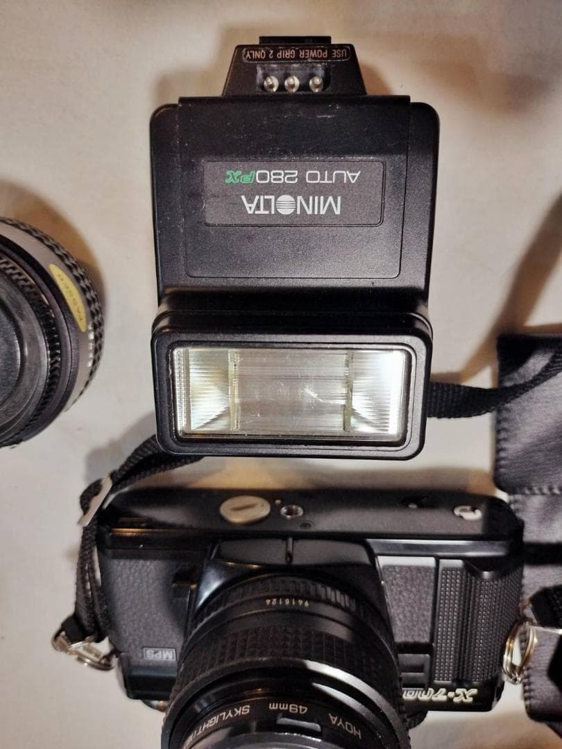 ◇中古　ミノルタ　X-700 35mm SLR　カメラキット　付属多数あり