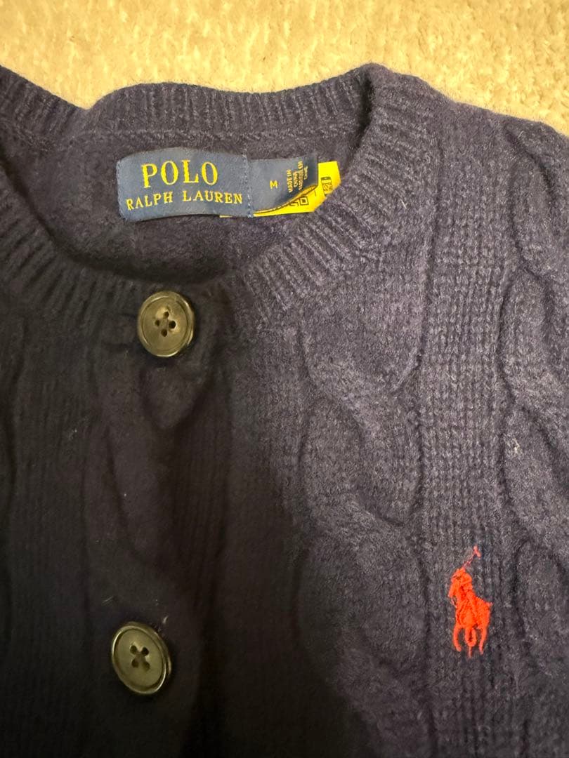 Polo Ralph Lauren ネイビー カーディガン M