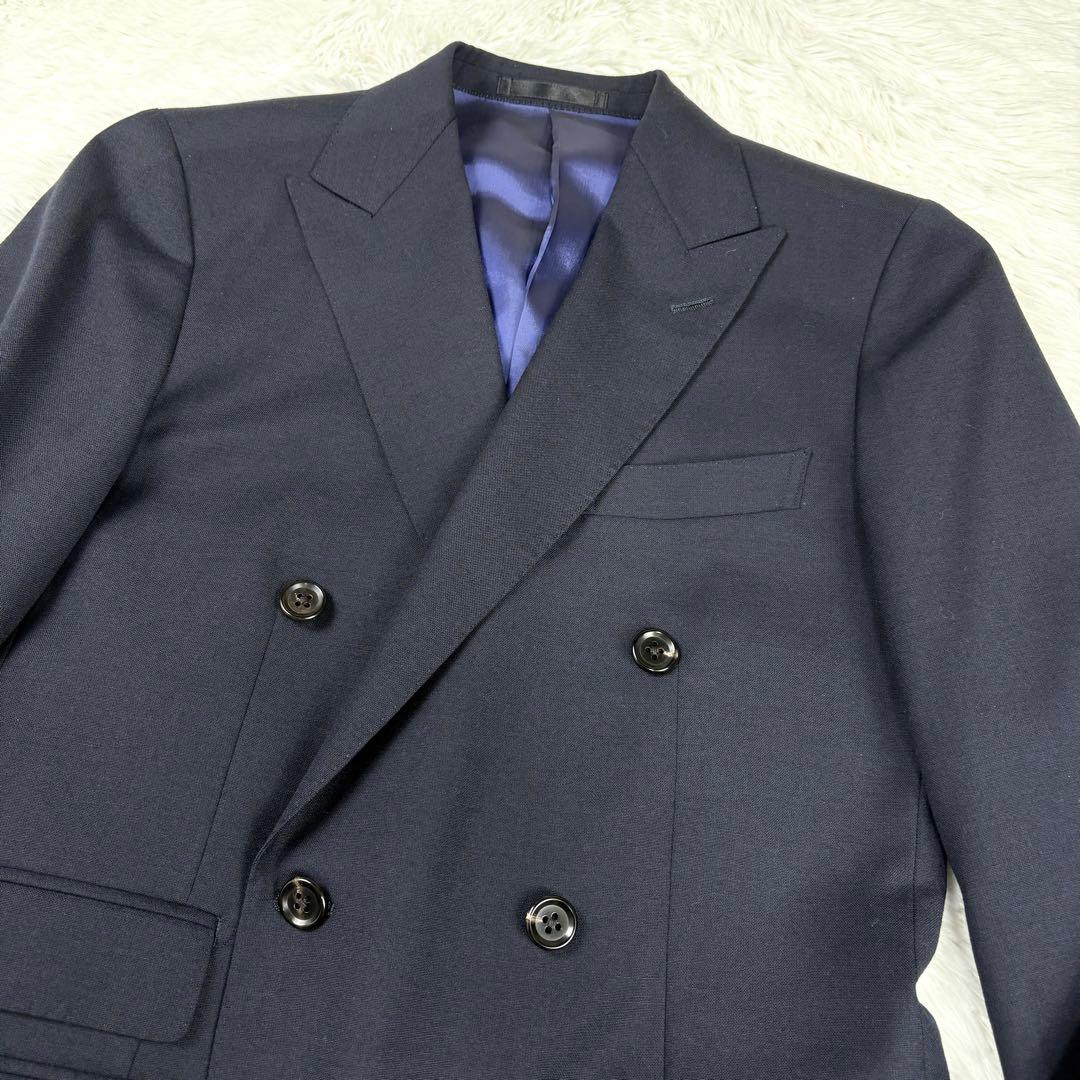 美品　英国製生地　William Halstead TAGARU ダブル　スーツ