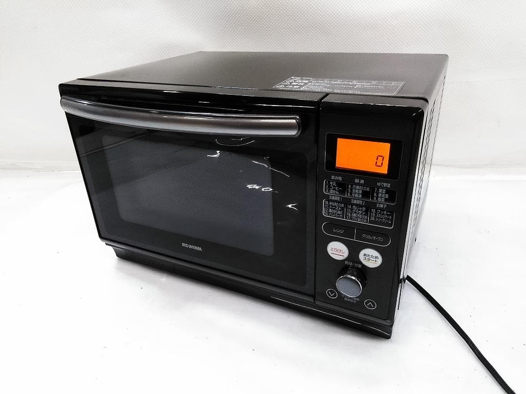 アイリスオーヤマ スチームオーブンレンジ MO-FS2403 20年製 角皿付△
