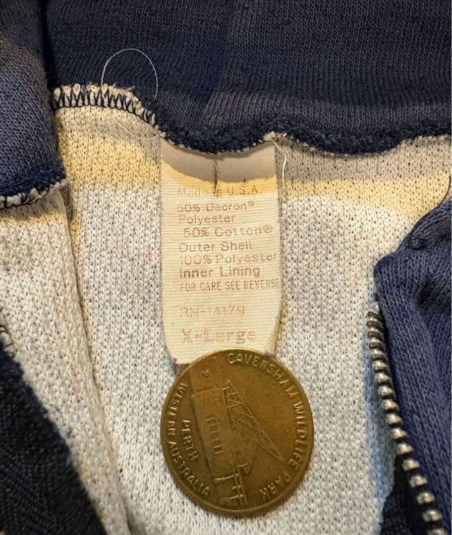 50s〜60s / ジップフーディ/IDEAL ZIP 片ツメ /ダブルフェイス