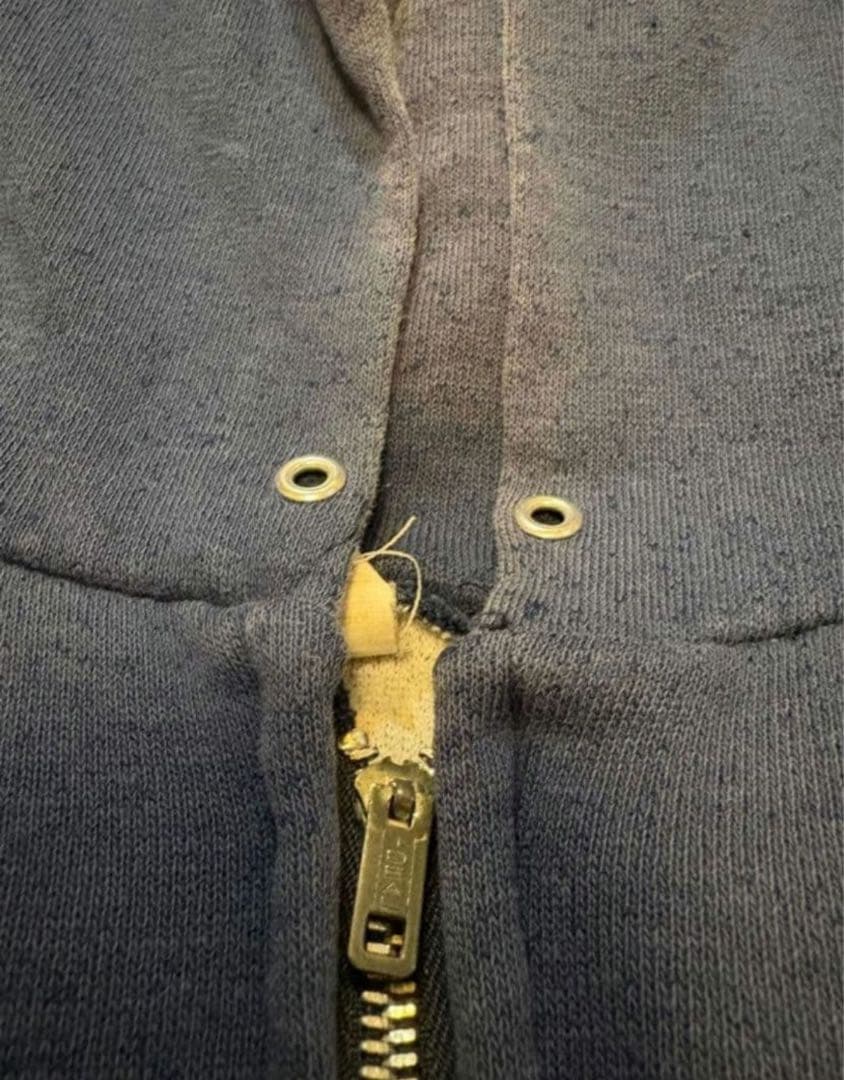 50s〜60s / ジップフーディ/IDEAL ZIP 片ツメ /ダブルフェイス