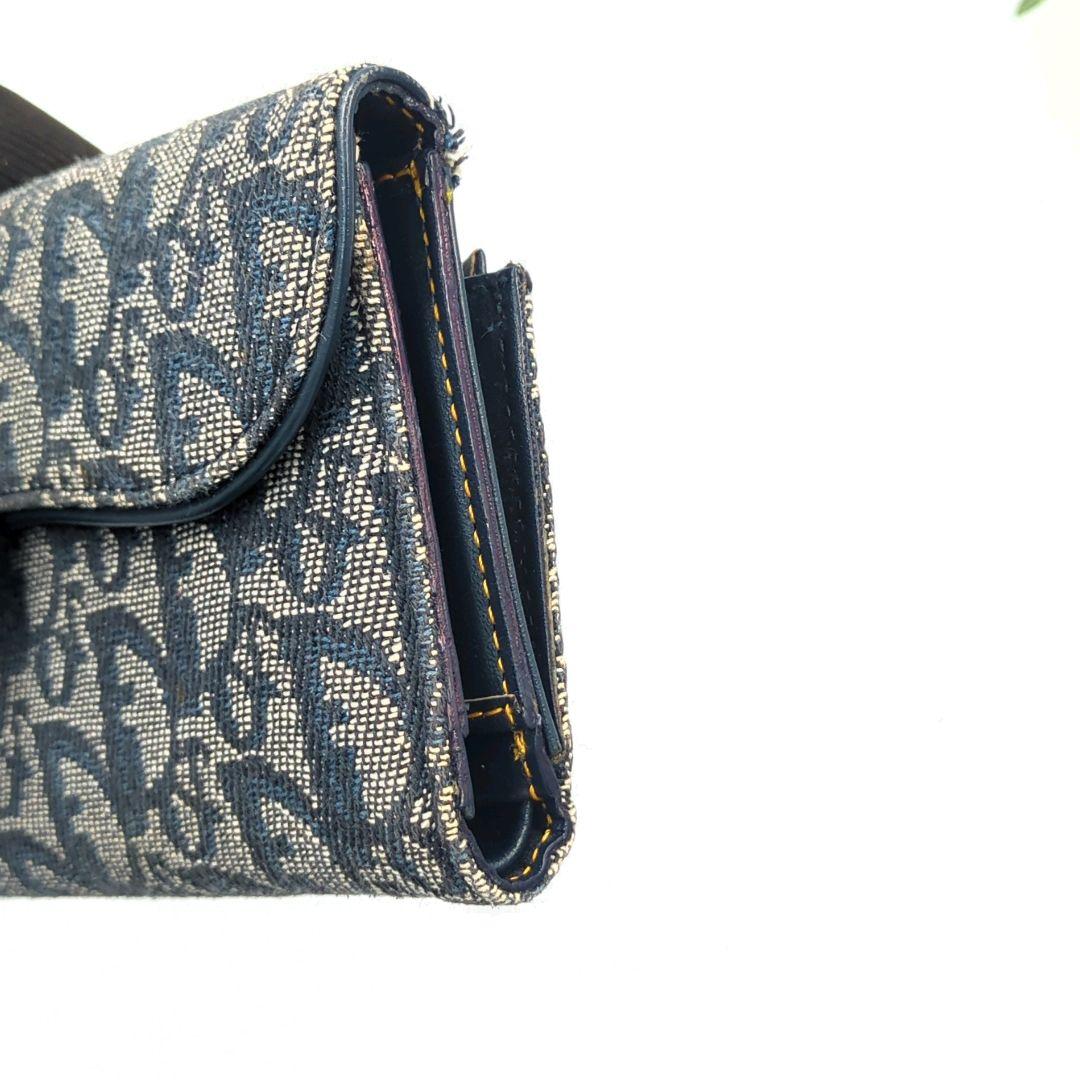 Dior クリスチャン ディオール トロッター サドル 長財布