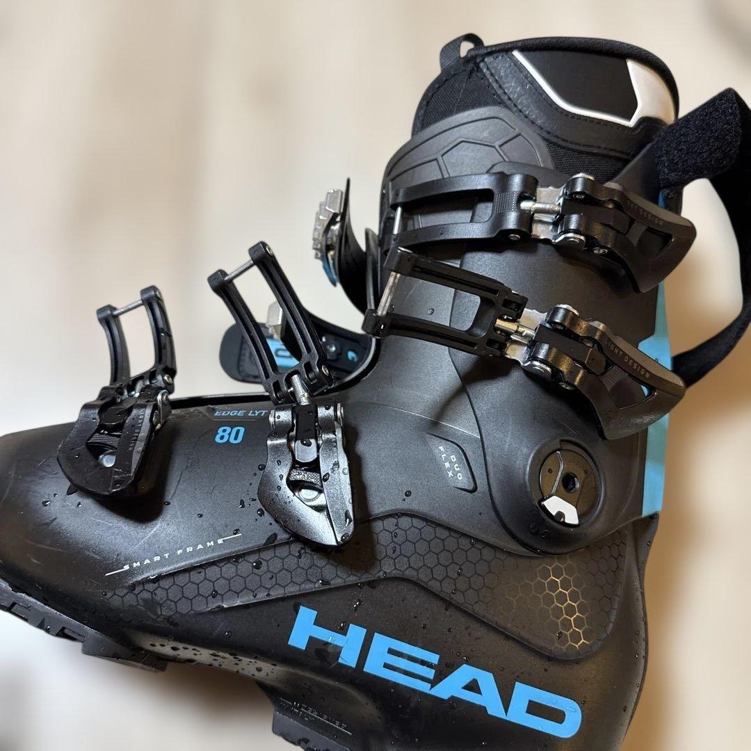 HEAD スキー用ブーツ 80 ブラック/ブルー25/25.5