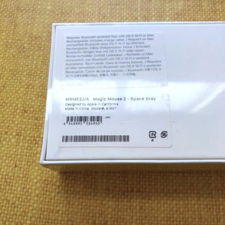 新品未開封｜スペースグレイ｜MAGIC MOUSE 2｜正規品｜APPLE純正
