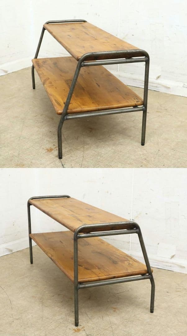 展示品！a.depeche★古材 テレビボード・シェルフ・TVボード・棚アイアン