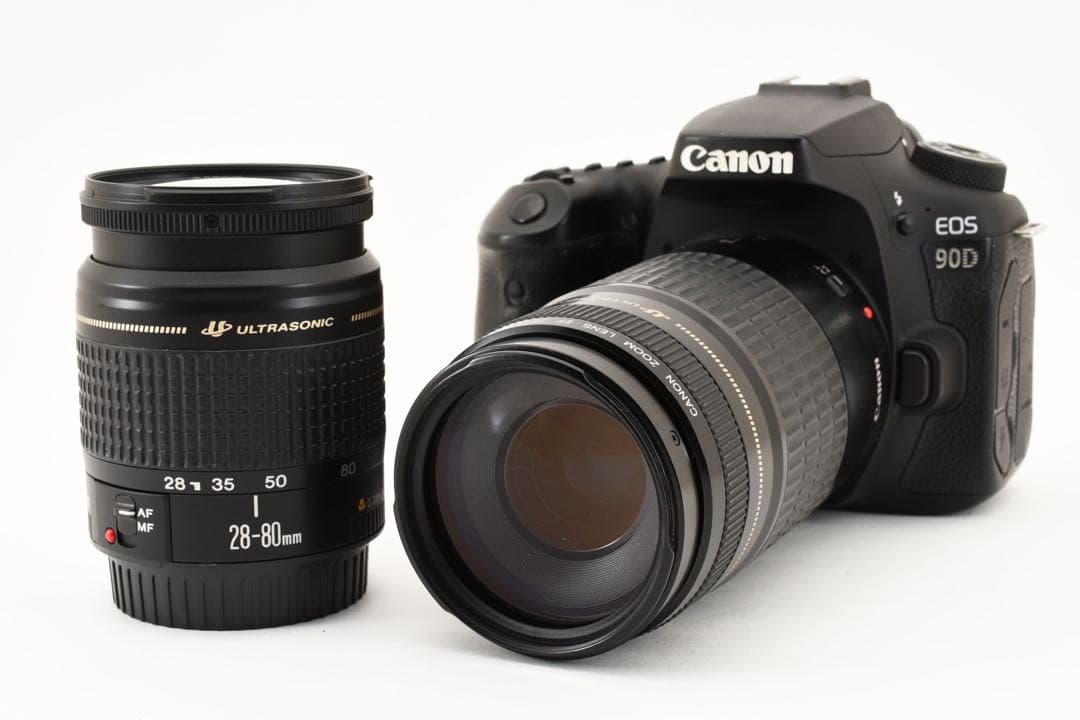 一眼レフカメラ Canon EOS 90D標準&望遠タブルレンズセット