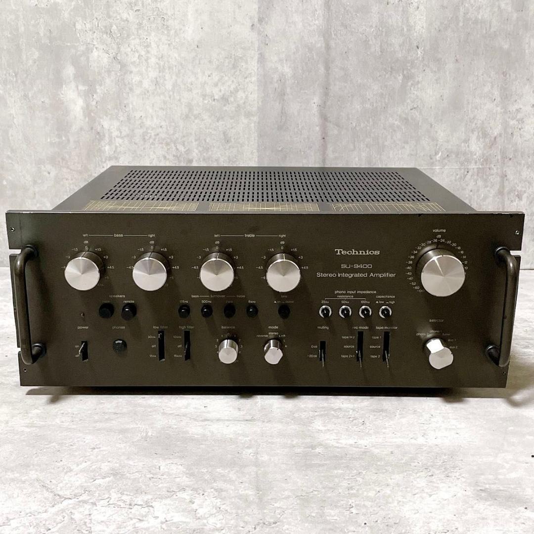 希少 テクニクス SU-9400 プリメインアンプ オーディオ機器 昭和レトロ