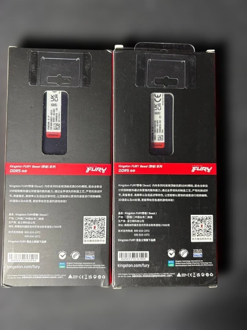 新品 Kingston FURY BEAST DDR5 16GBx2（32GB）