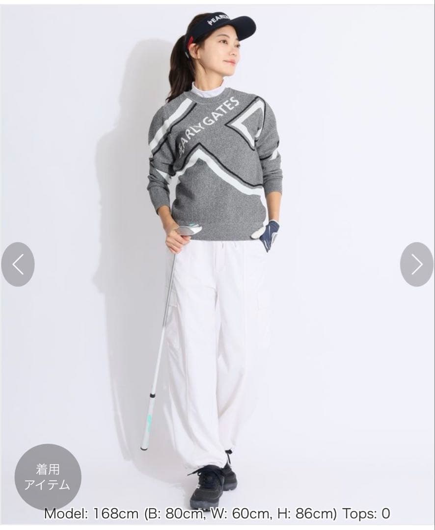 PEARLY GATES レディース セーター グレー