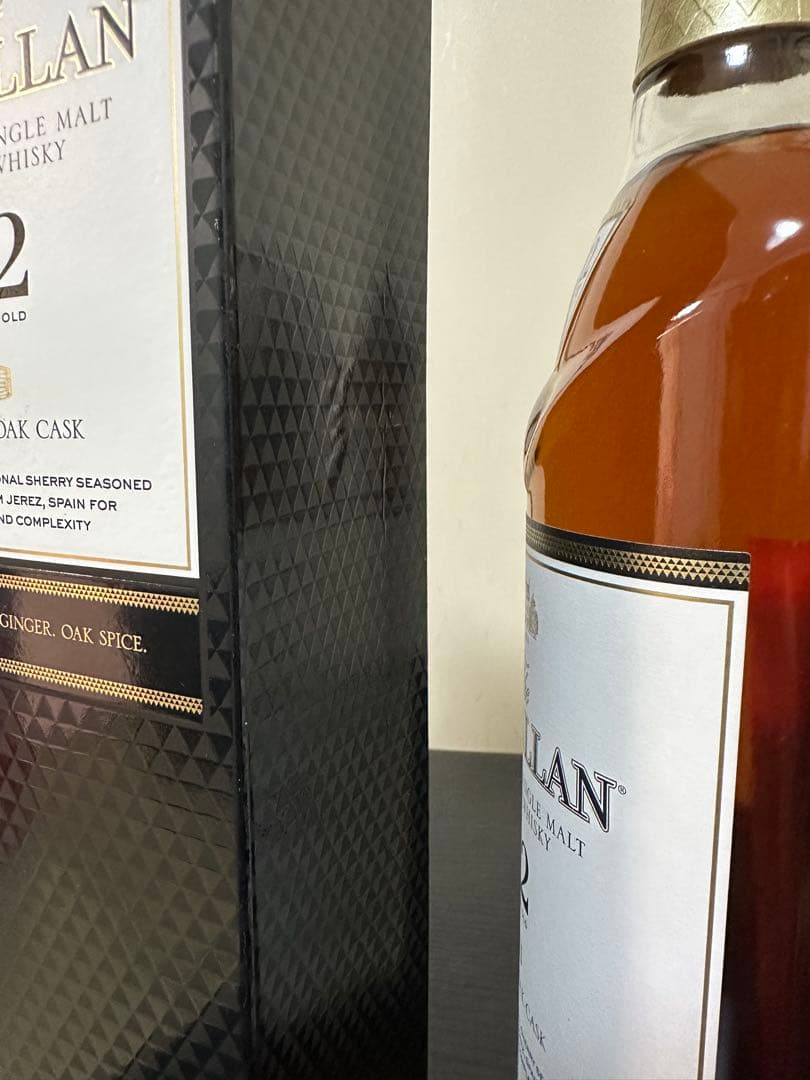 マッカラン12年シェリー 700ml 箱少し凹み