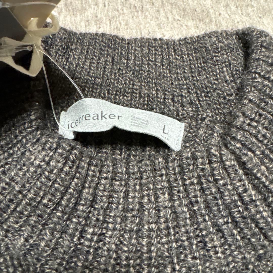 【特価】icebreaker セーター　L メリノウール