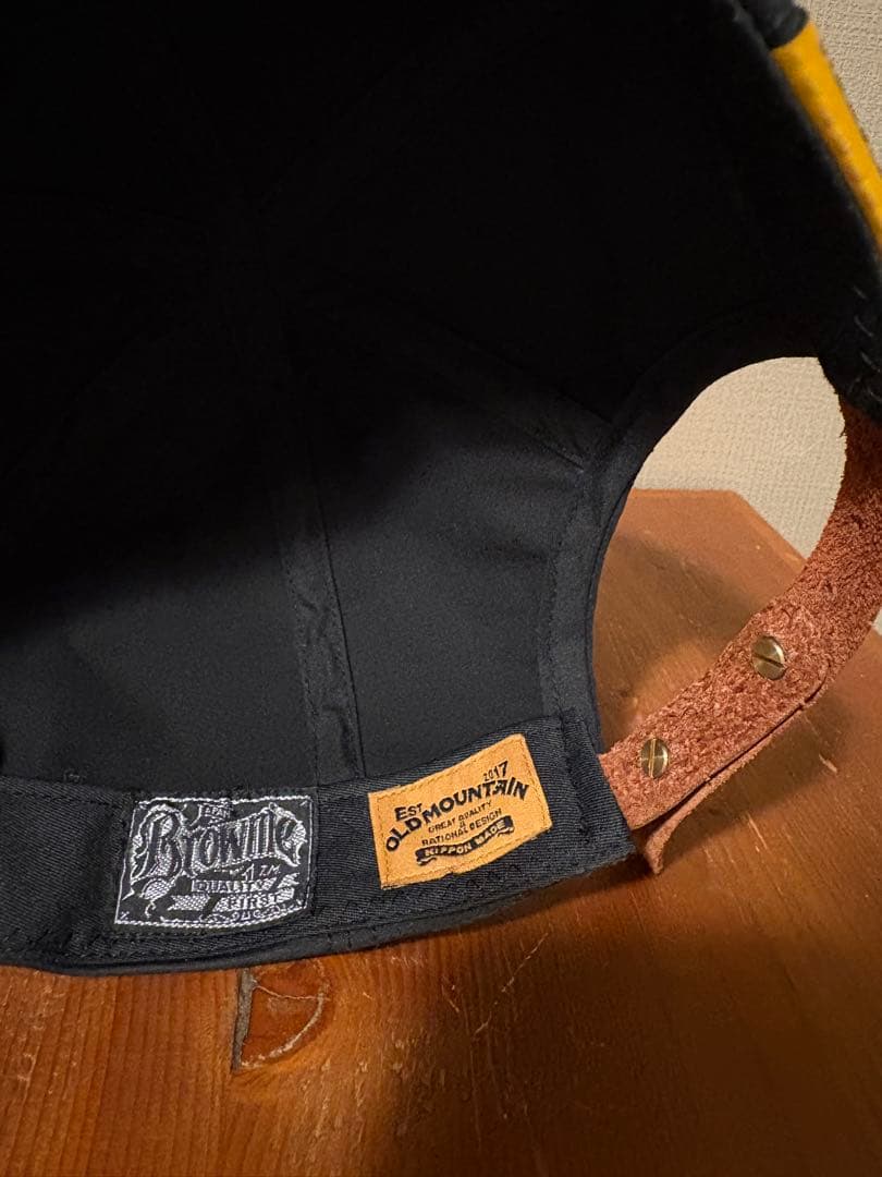 オールドマウンテン　OLD MOUNTAIN JOCKEY CAP　レザー