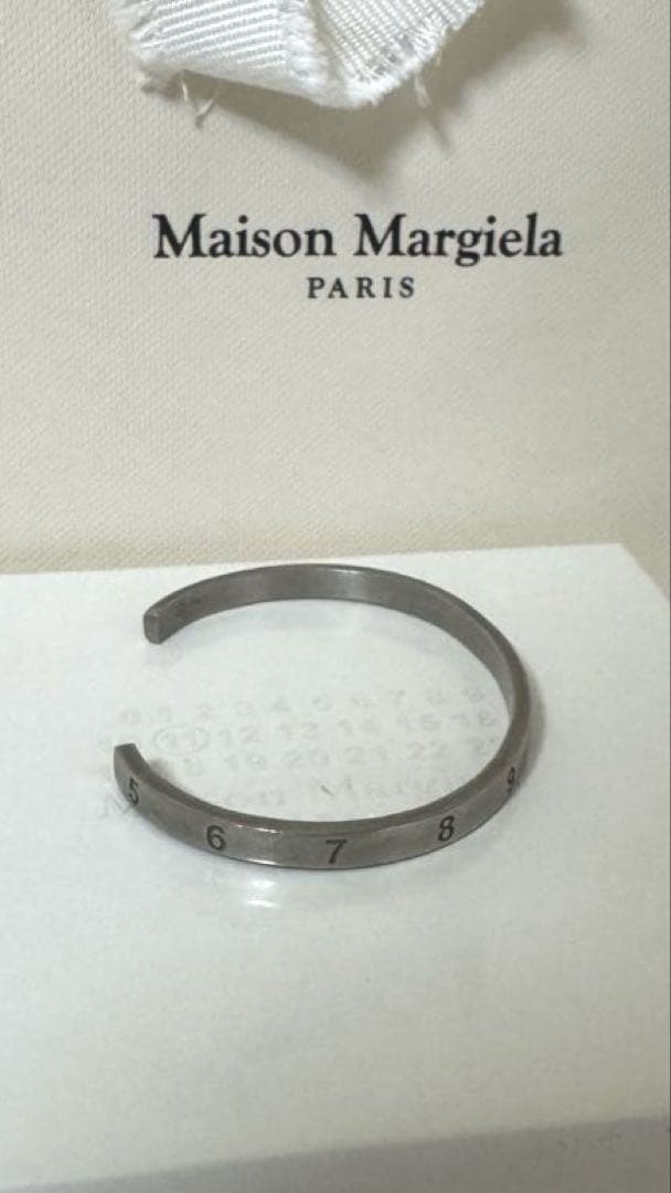 【Maison Margiela】ナンバリングカフブレスレット