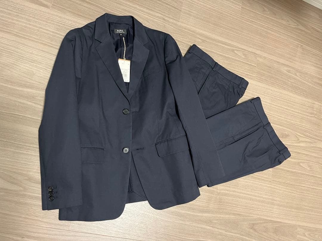 A.P.C. ジャケット&パンツ　セットアップ　ネイビー
