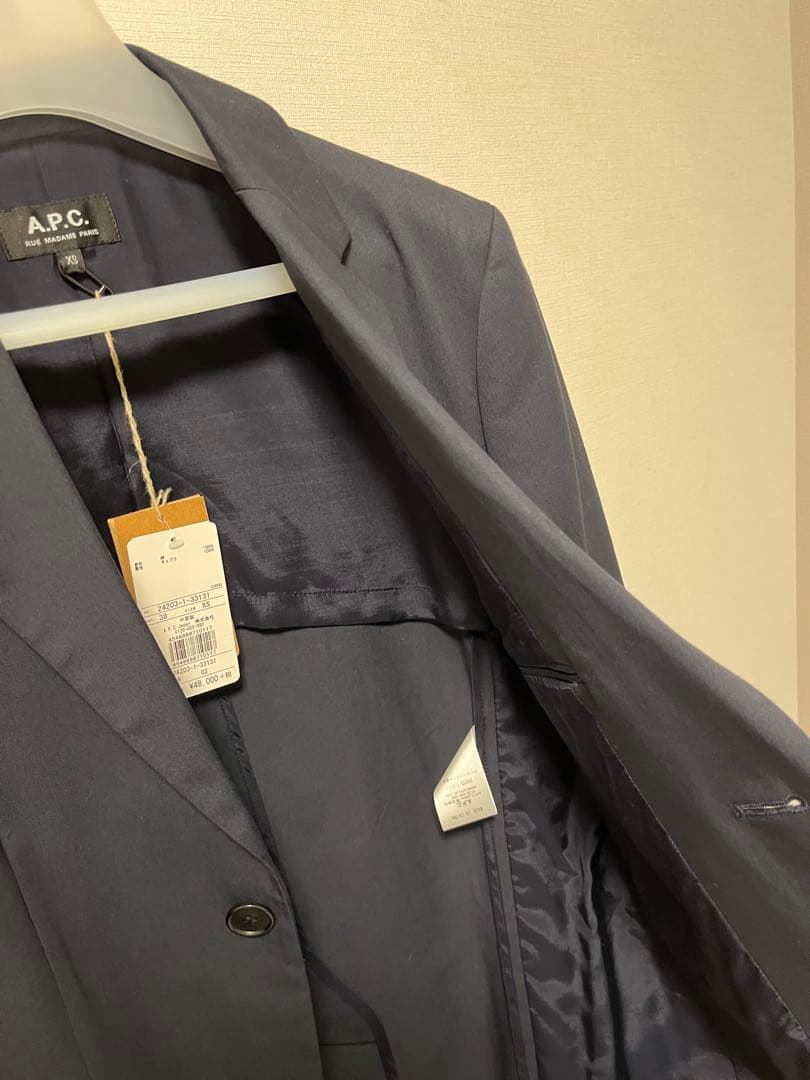 A.P.C. ジャケット&パンツ　セットアップ　ネイビー