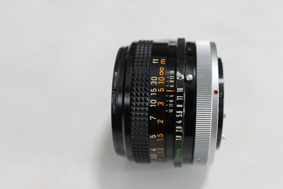 レンズ(単焦点) Canon FD 50mm F1.8 S.C +FD 28mm F3.5 S.C