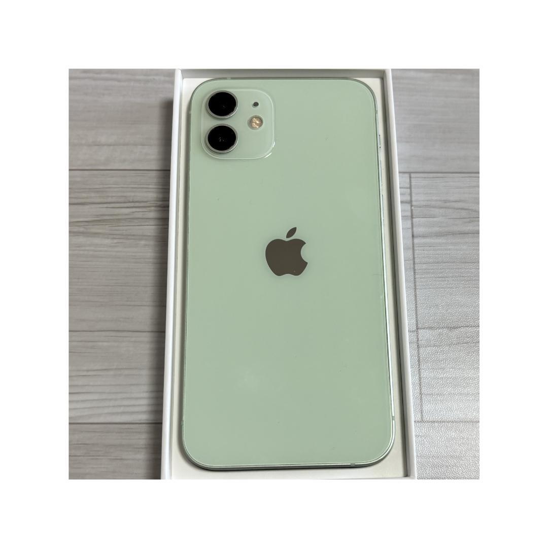 iPhone12 グリーン 256GB　SIMフリー　新品バッテリー