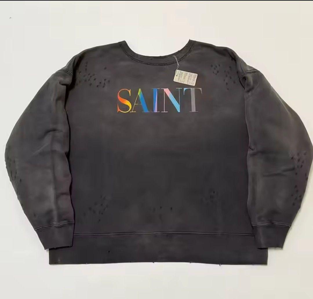 トップス SAINT Mxxxxxx CREW SWT/RAINBOW SNT