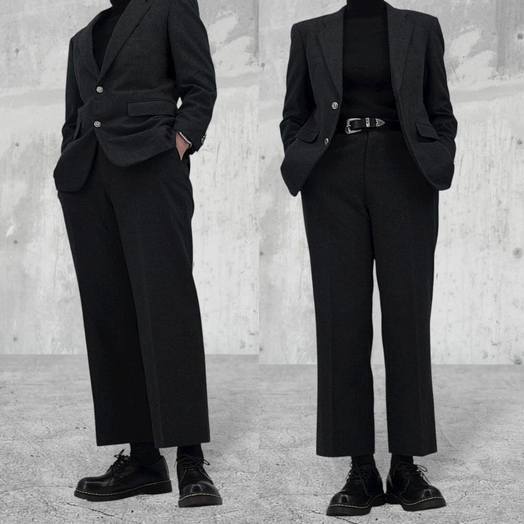 極美品】クリスチャンディオール　スーツ　セットアップ　ジャケット　ロゴボタン