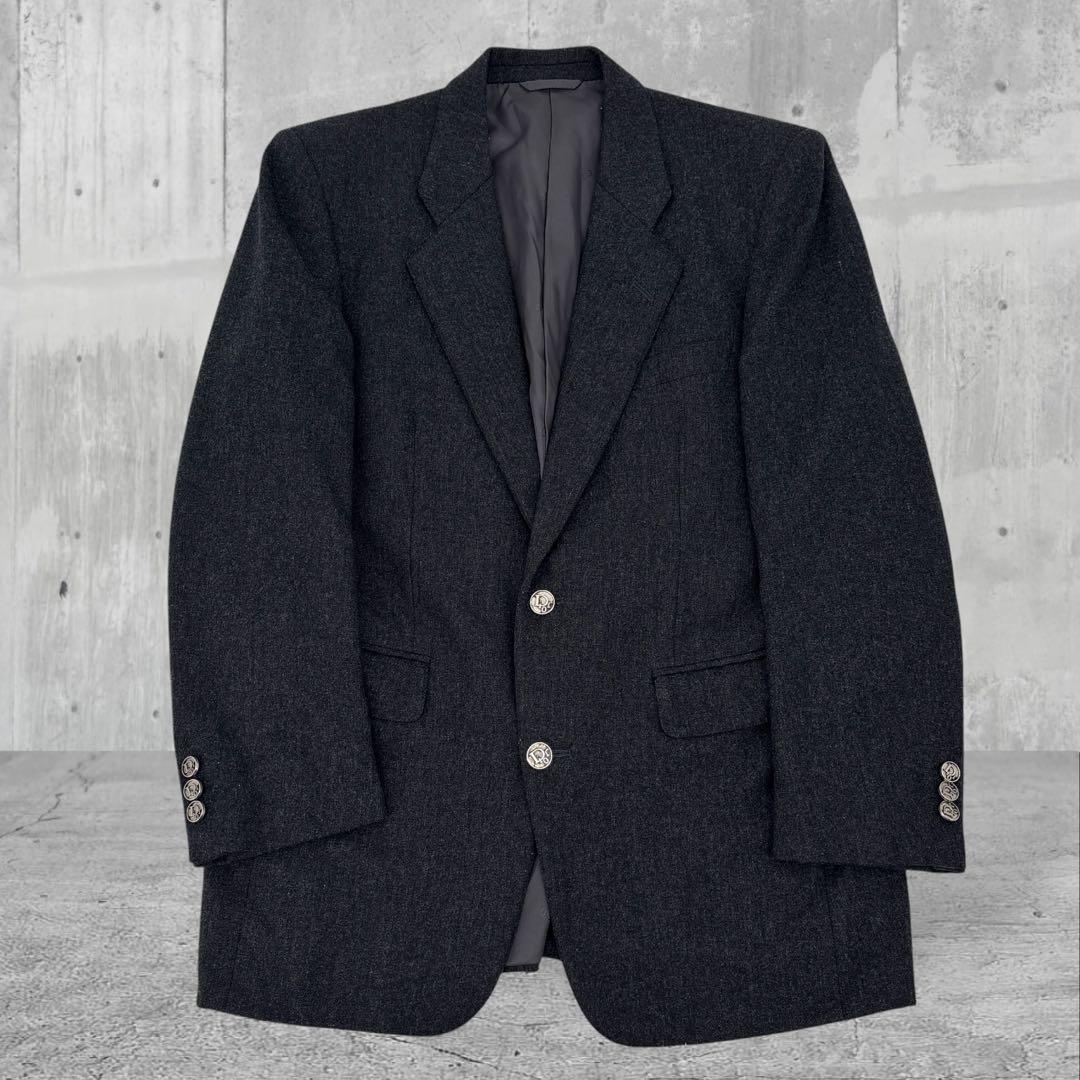 極美品】クリスチャンディオール　スーツ　セットアップ　ジャケット　ロゴボタン