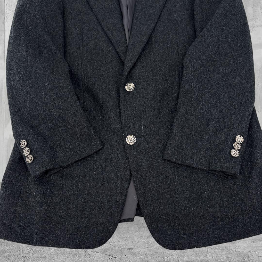 極美品】クリスチャンディオール　スーツ　セットアップ　ジャケット　ロゴボタン