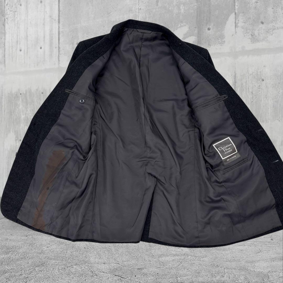 極美品】クリスチャンディオール　スーツ　セットアップ　ジャケット　ロゴボタン