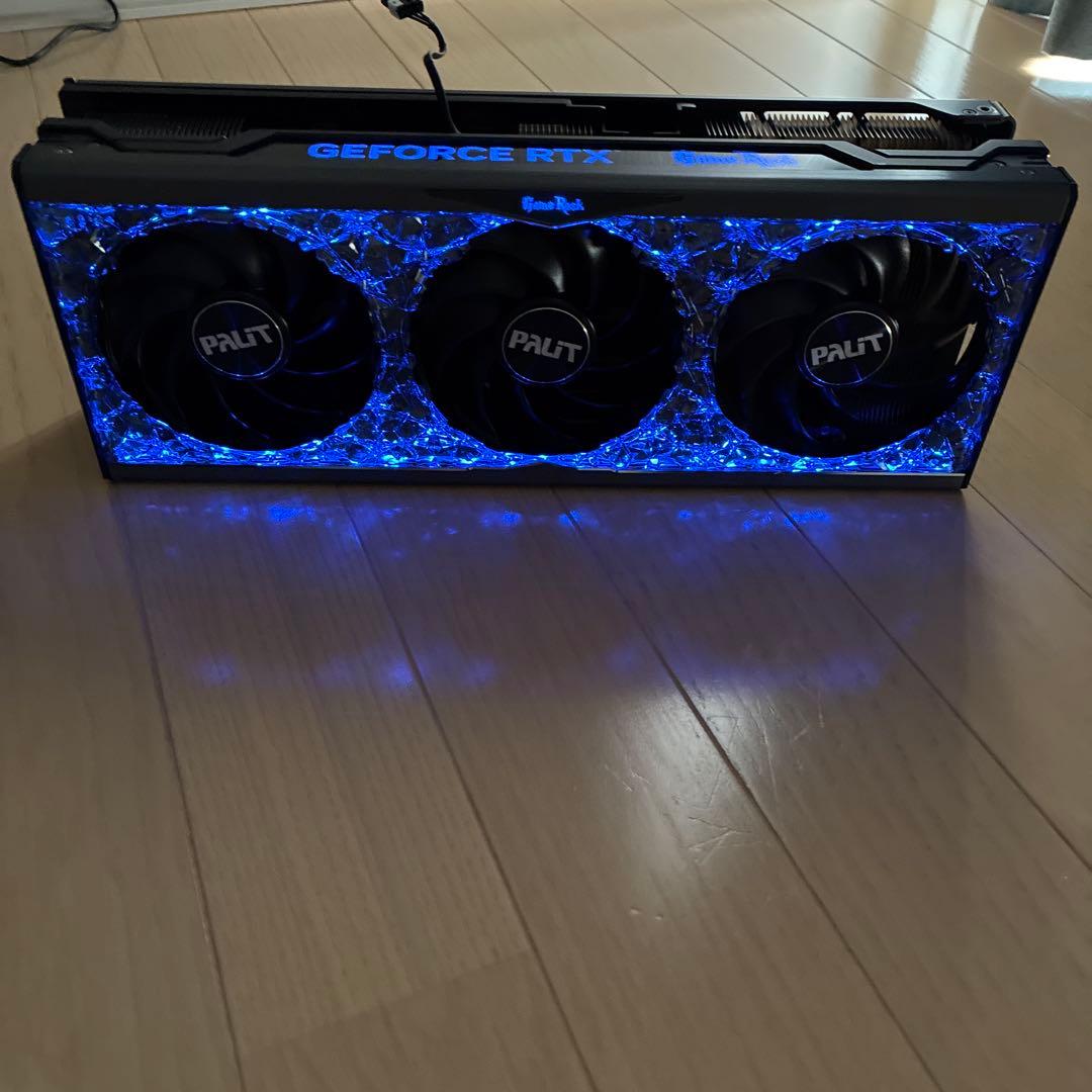 palit RTX 4090 ヒートシンク　ファン　バックプレート　　LED