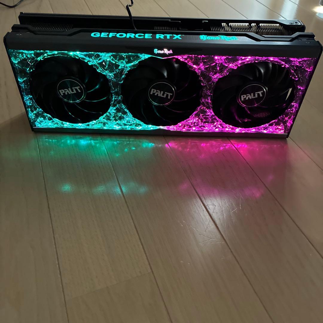 palit RTX 4090 ヒートシンク　ファン　バックプレート　　LED