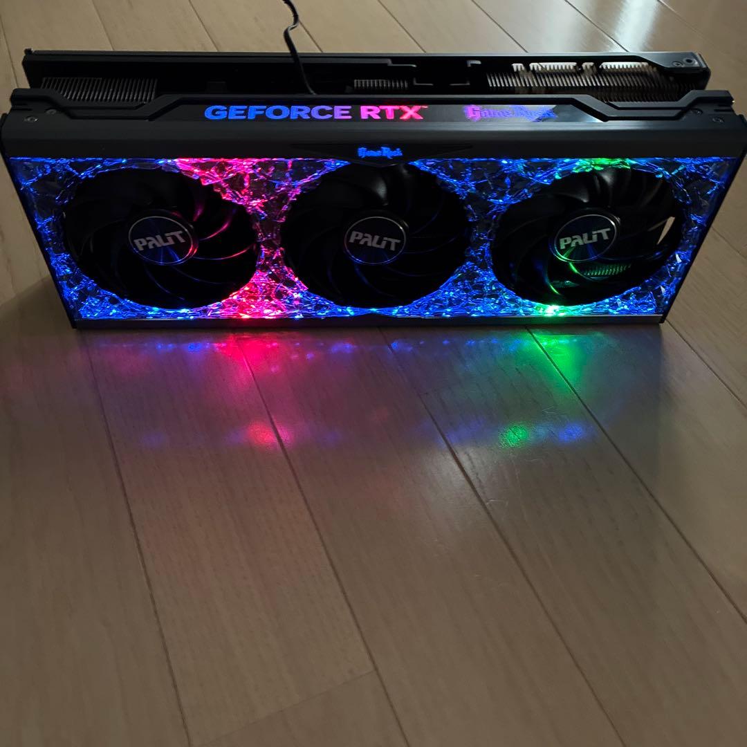 palit RTX 4090 ヒートシンク　ファン　バックプレート　　LED