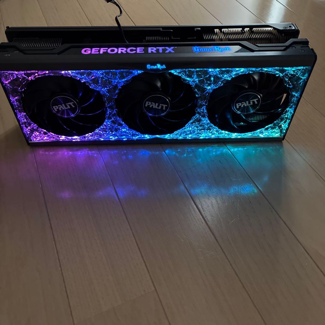 palit RTX 4090 ヒートシンク　ファン　バックプレート　　LED