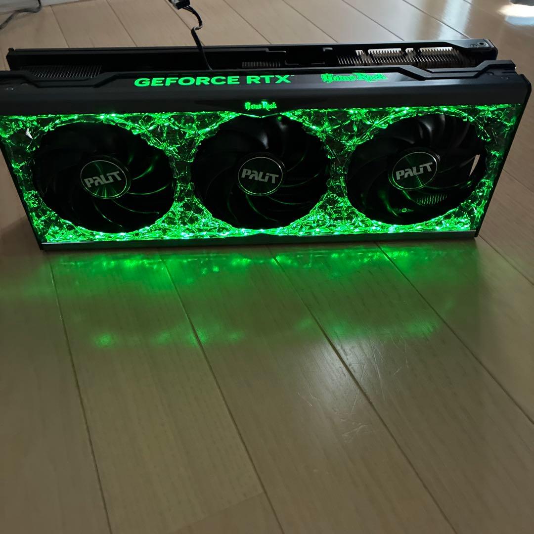 palit RTX 4090 ヒートシンク　ファン　バックプレート　　LED