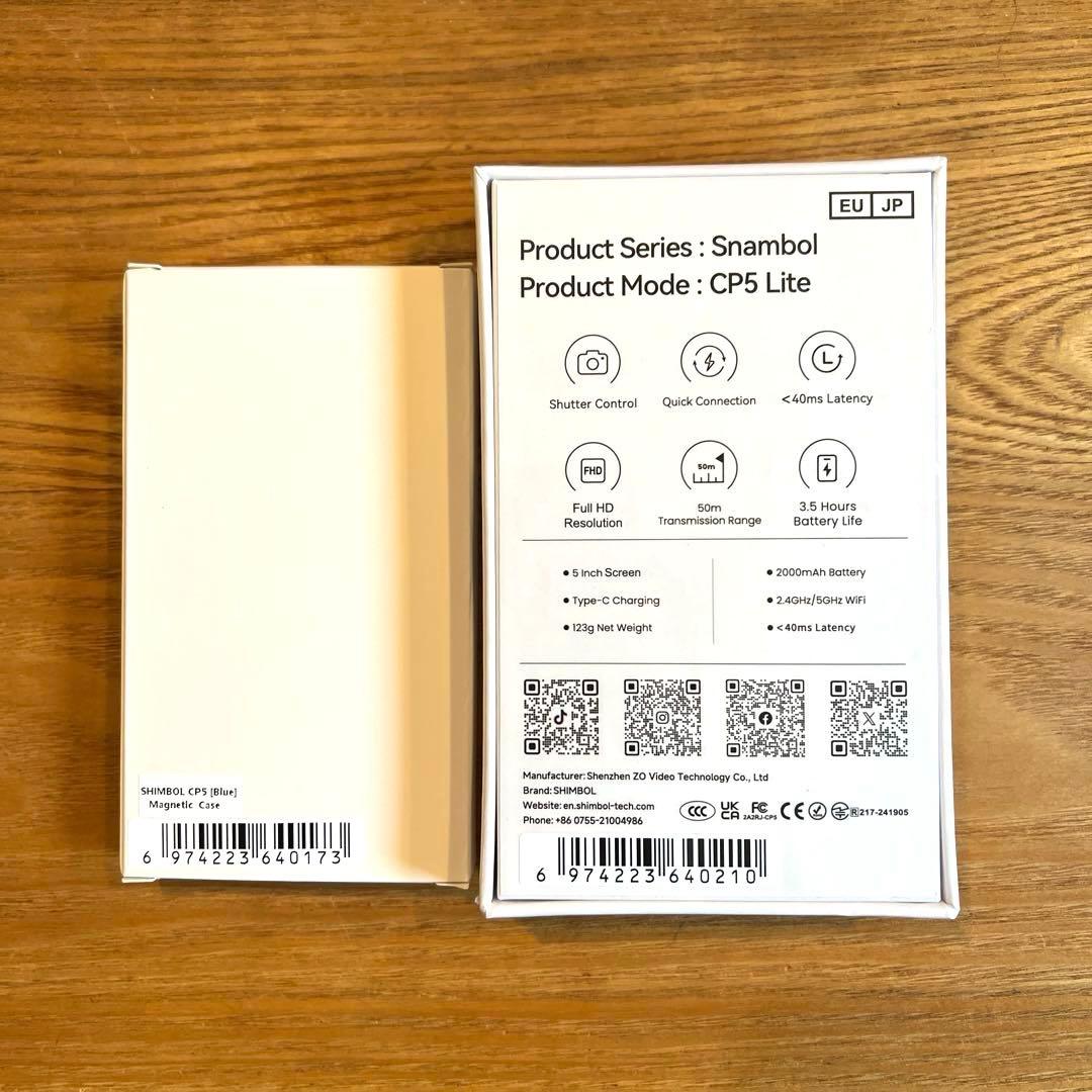 【新品未開封】Shimbol CP5 Lite 5インチFHDモニター ケース付