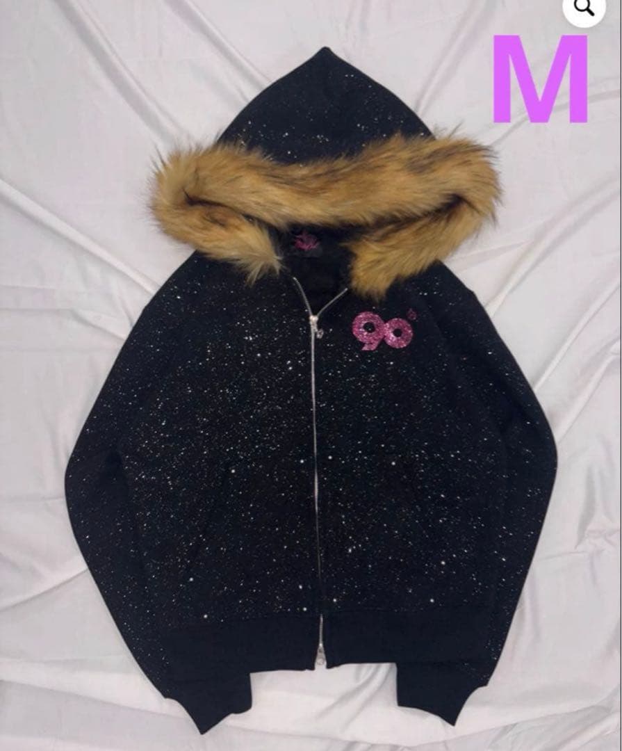 新品　9090 girl 　90 Logo Glitter 　M