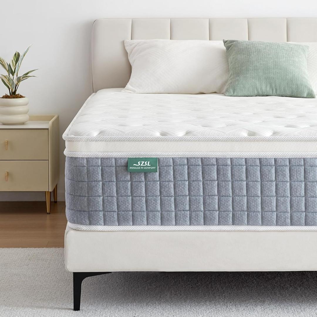 シングル ベッドマットレス ポケットコイルマットレス 厚さ24cm