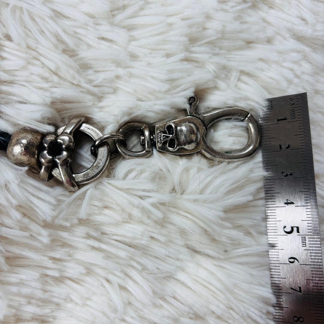 ROEN ヴィンテージ　ウォレットコード　ウォレットチェーン　財布小物　スカル