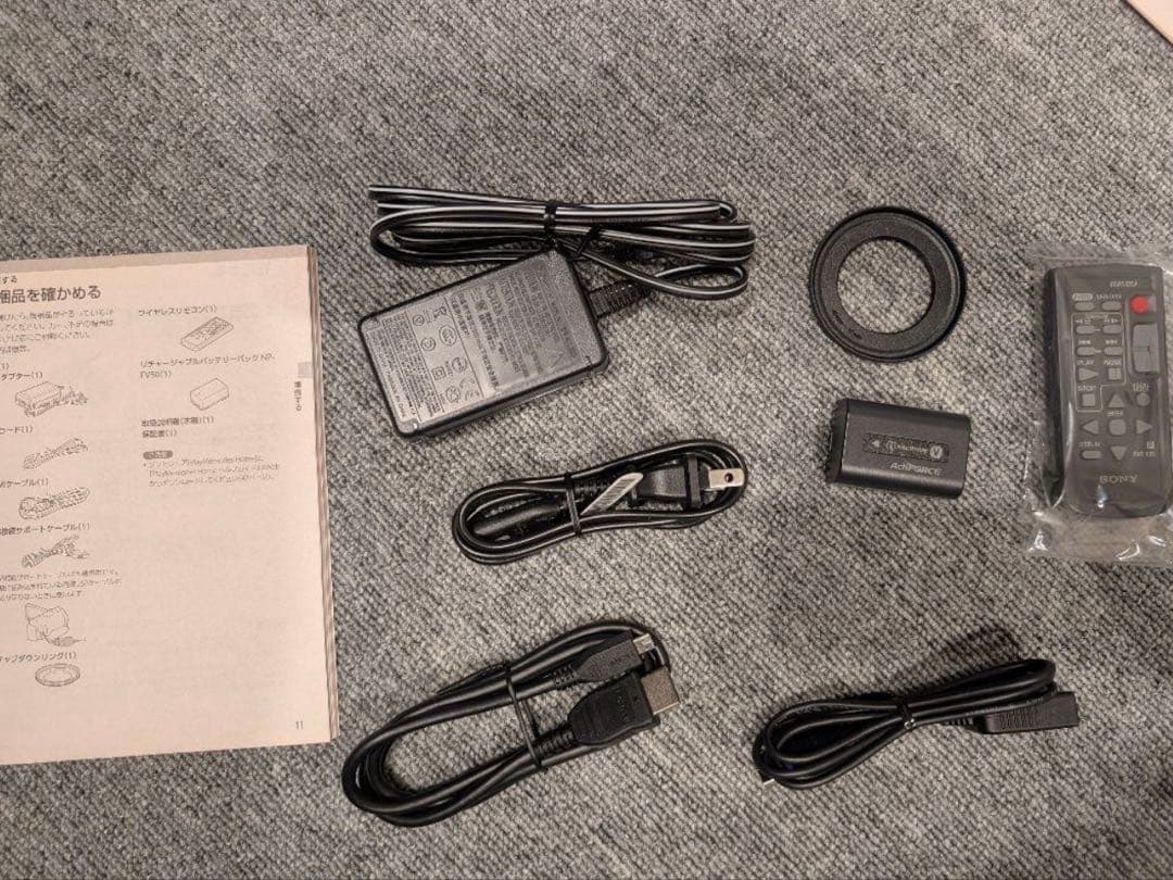 【美品】SONY ハンディカム　HDR-CX630V ブラック