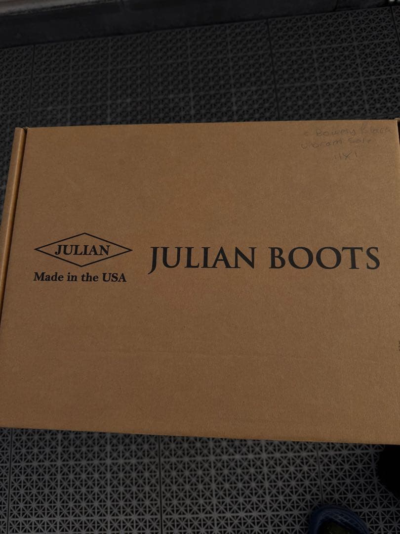 レア ジュリアンワークブーツ バウリー ブラック　サイズ11インチ