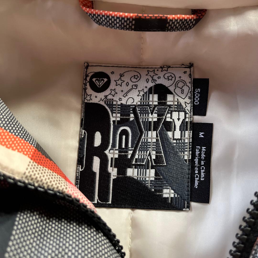 ROXY フード付きチェック柄ジャケット