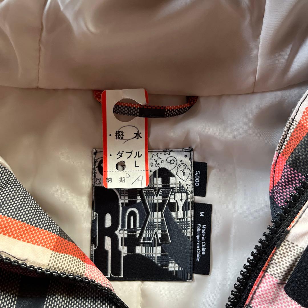 ROXY フード付きチェック柄ジャケット